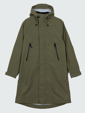 Women's Longline Stormbird Waterproof Jacket Matte Finish Mid Length Cut