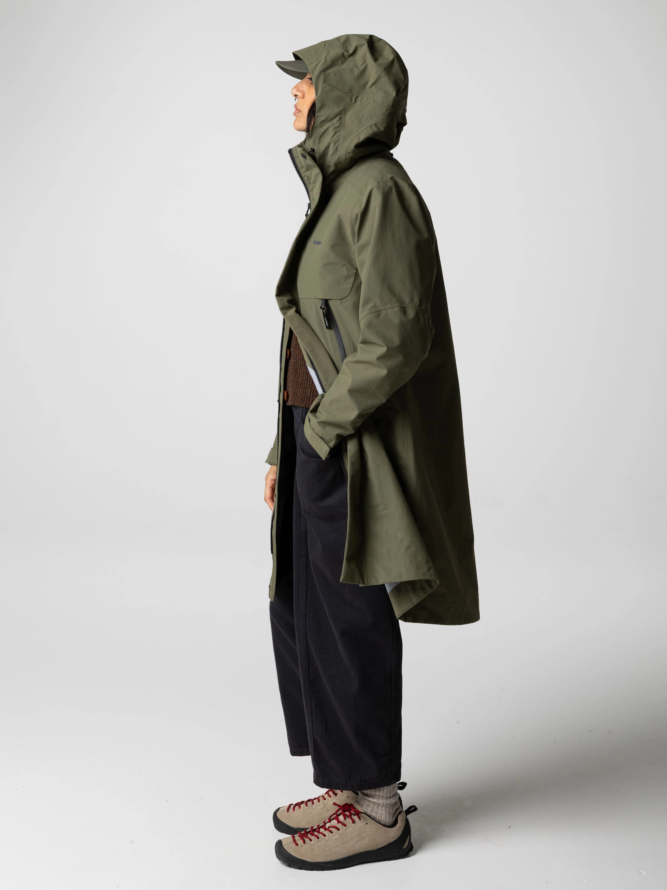 Women's Longline Stormbird Waterproof Jacket HiddenPockets