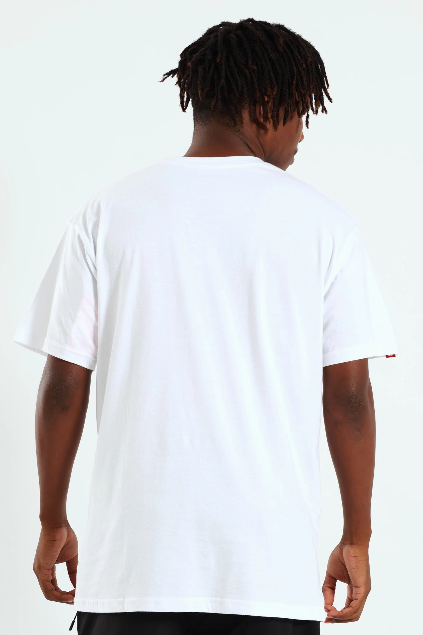 EcoFriendly Dye Box Script Tee - White