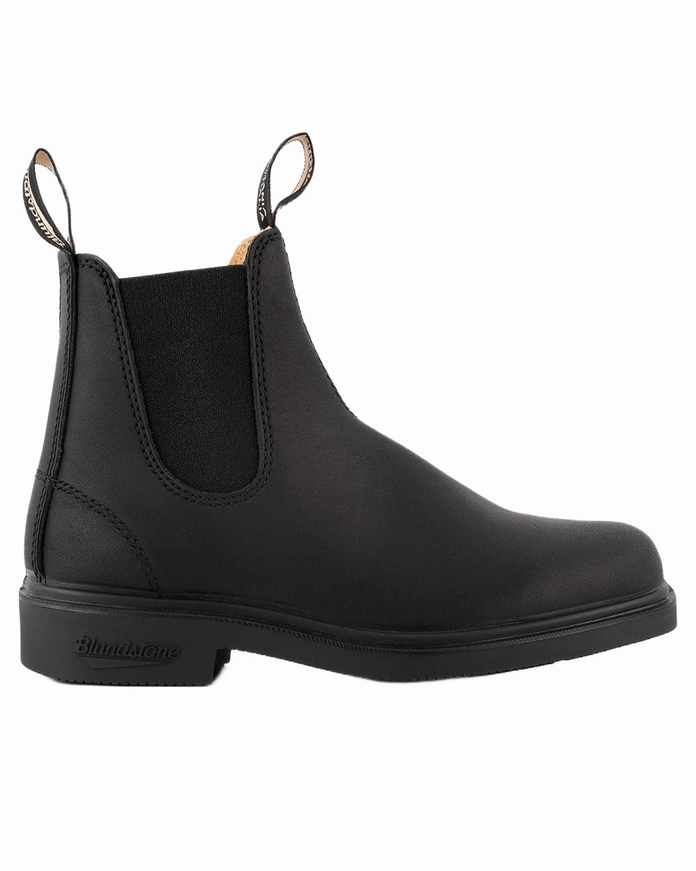 Slim Line Blundstone 068 Black Leather Chelsea Boots