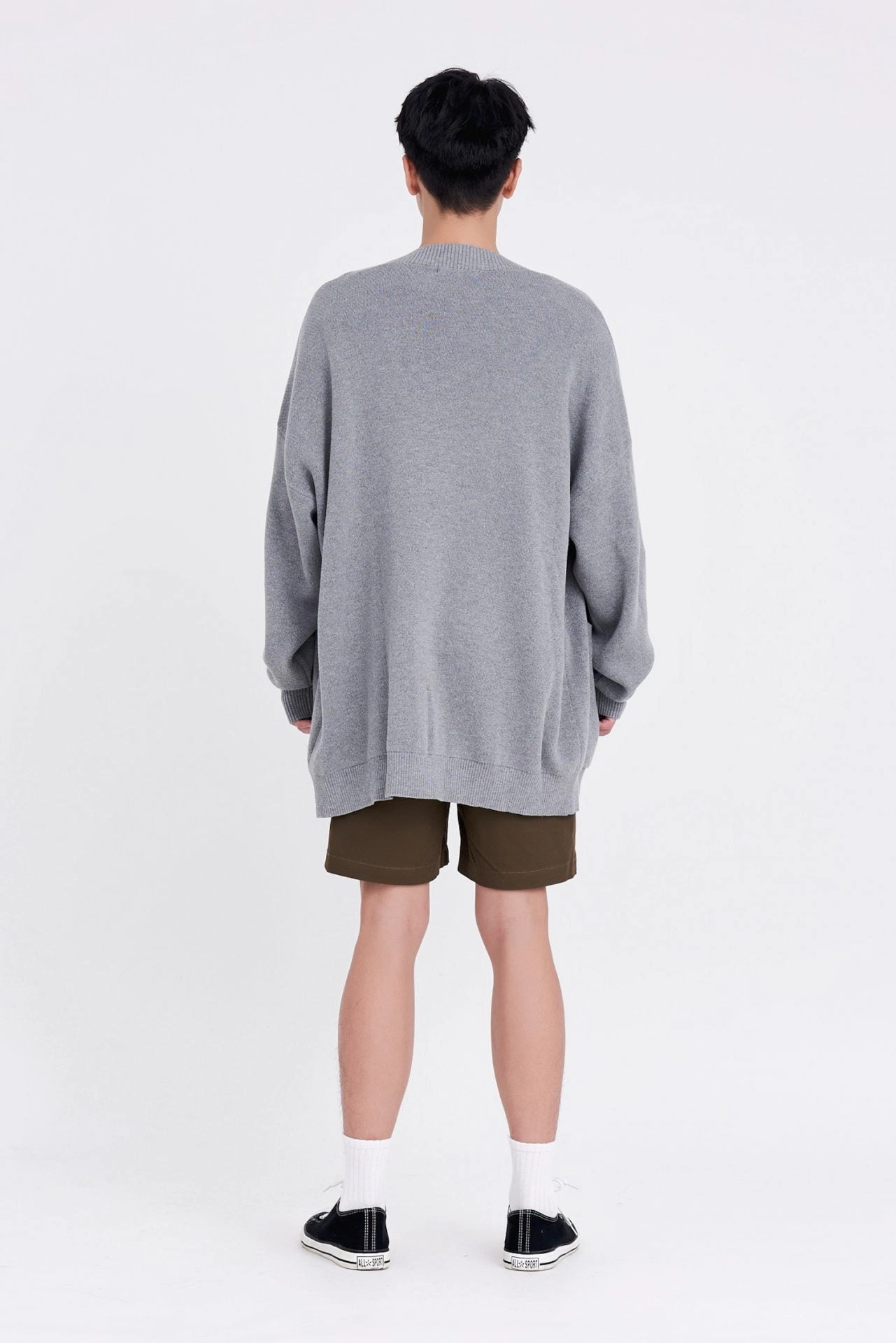 Knitted Patch Pocket Cardigan [AT] Cashmere Blend Simple Modern Piece