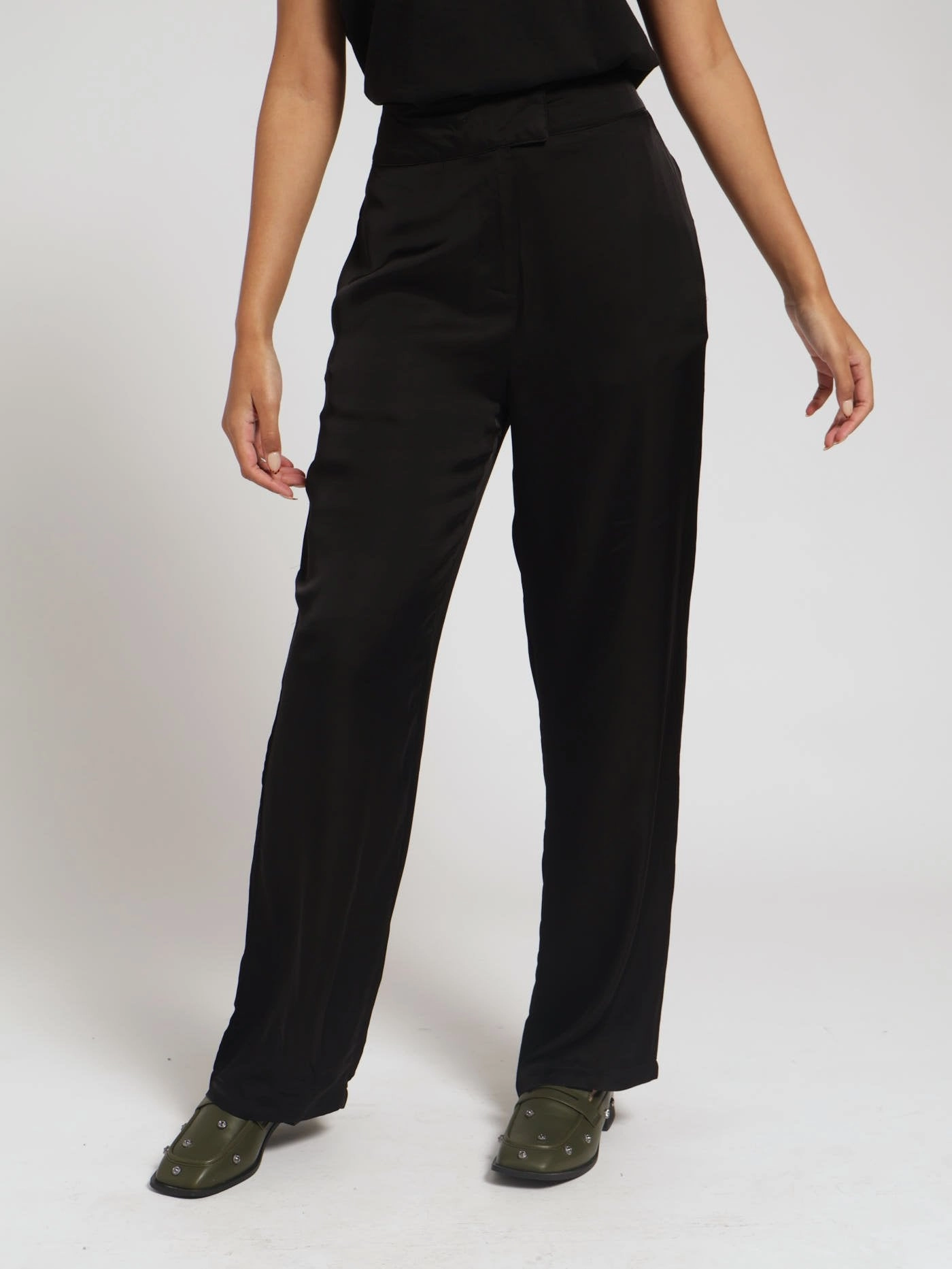 Casual Movement Wide Leg Pants - Black