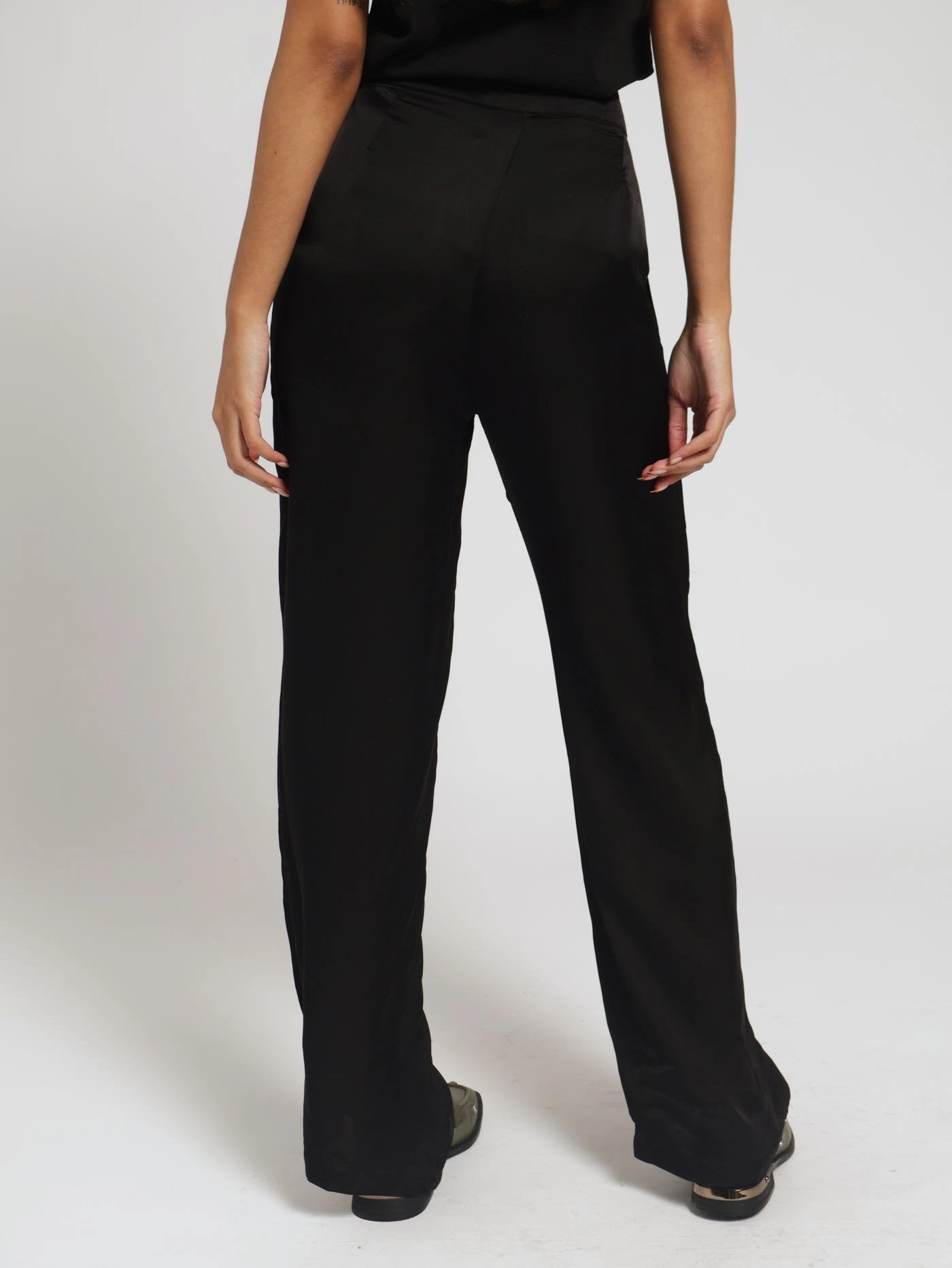 Wide Leg Pants - Black Comfy Design