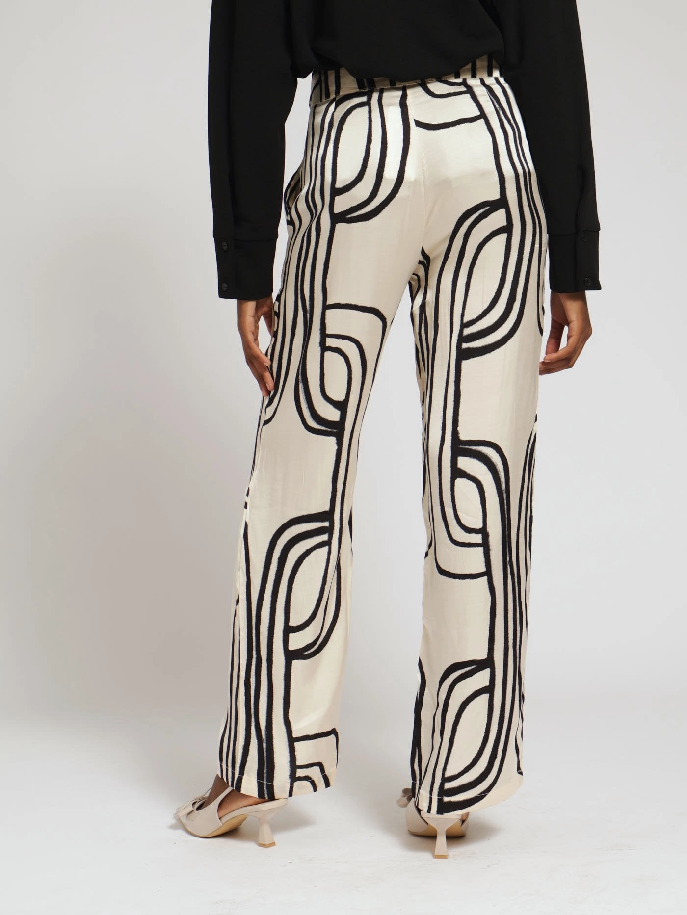 Wide Leg Pants Multi Pocket Design