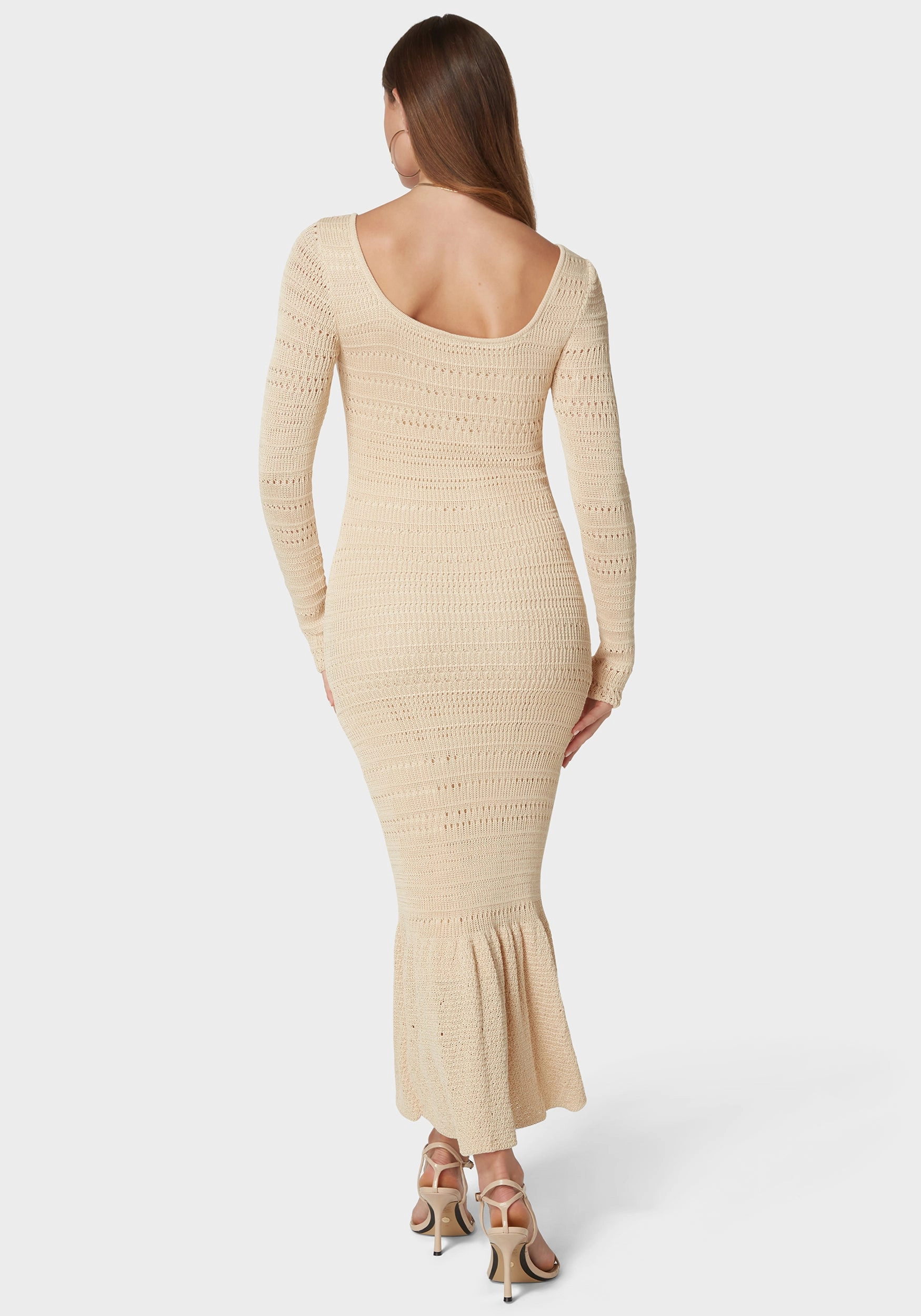 Sophisticated Style Relaxed Mood Sienna Crochet Midi Dress
