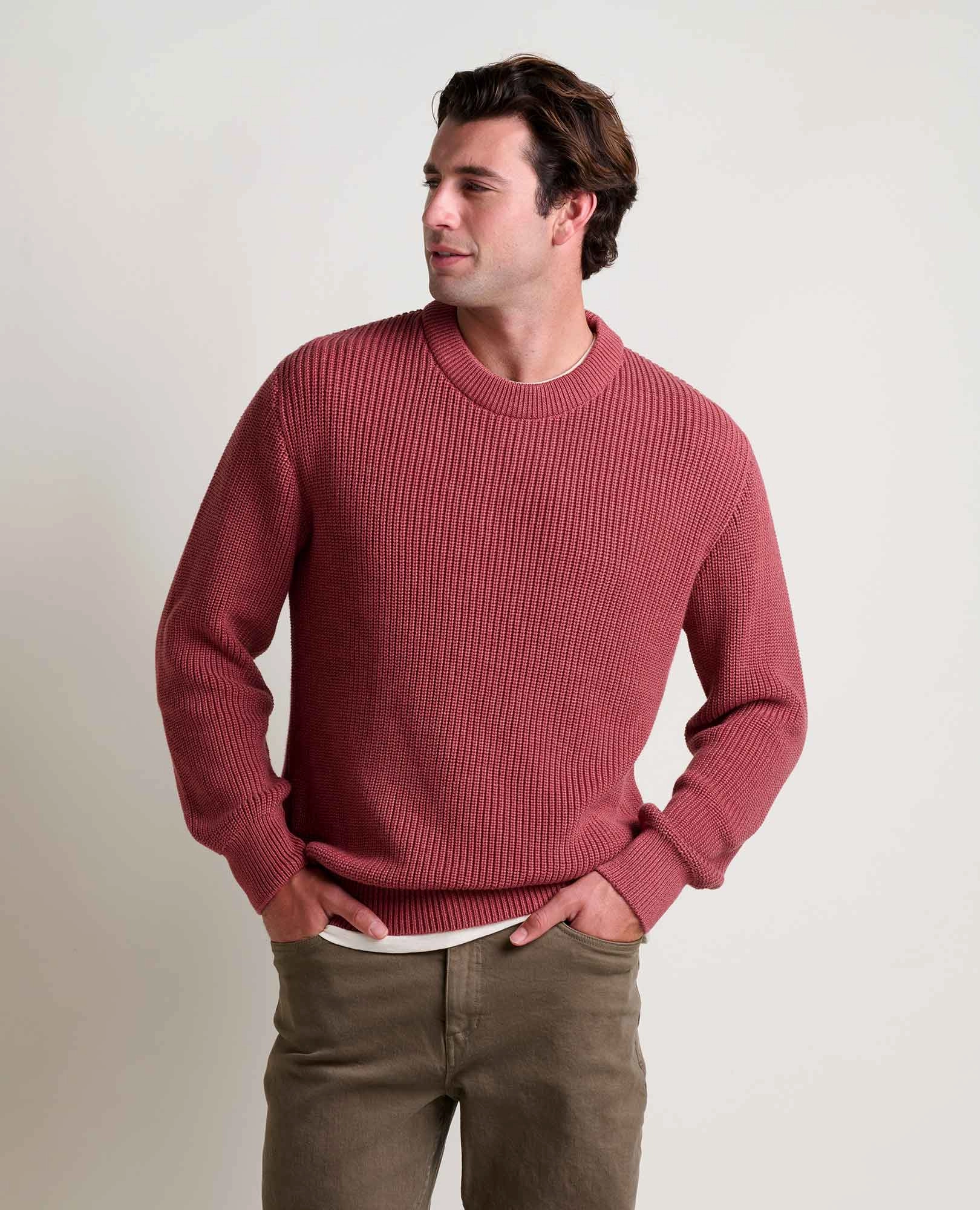 Butte Crew Sweater Light Stretch Casual Performance Wear