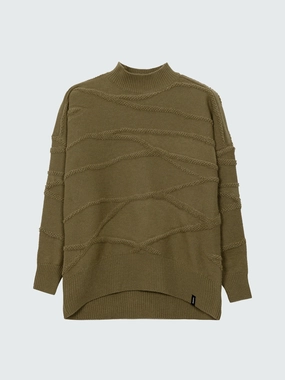 Drop Shoulder Cut Women's Arkose Knit Jumper