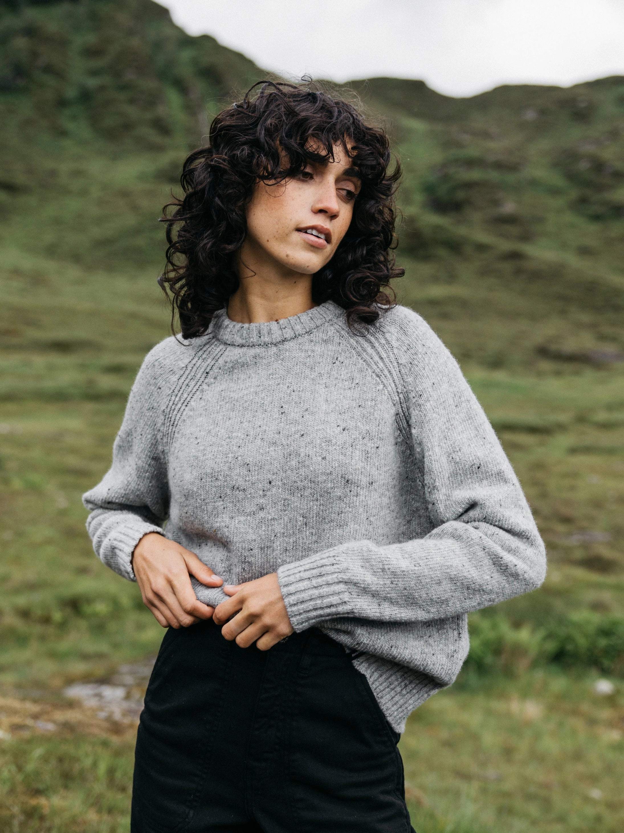 Women's Farne Crew Neck Knit Jumper Relaxed Warmth
