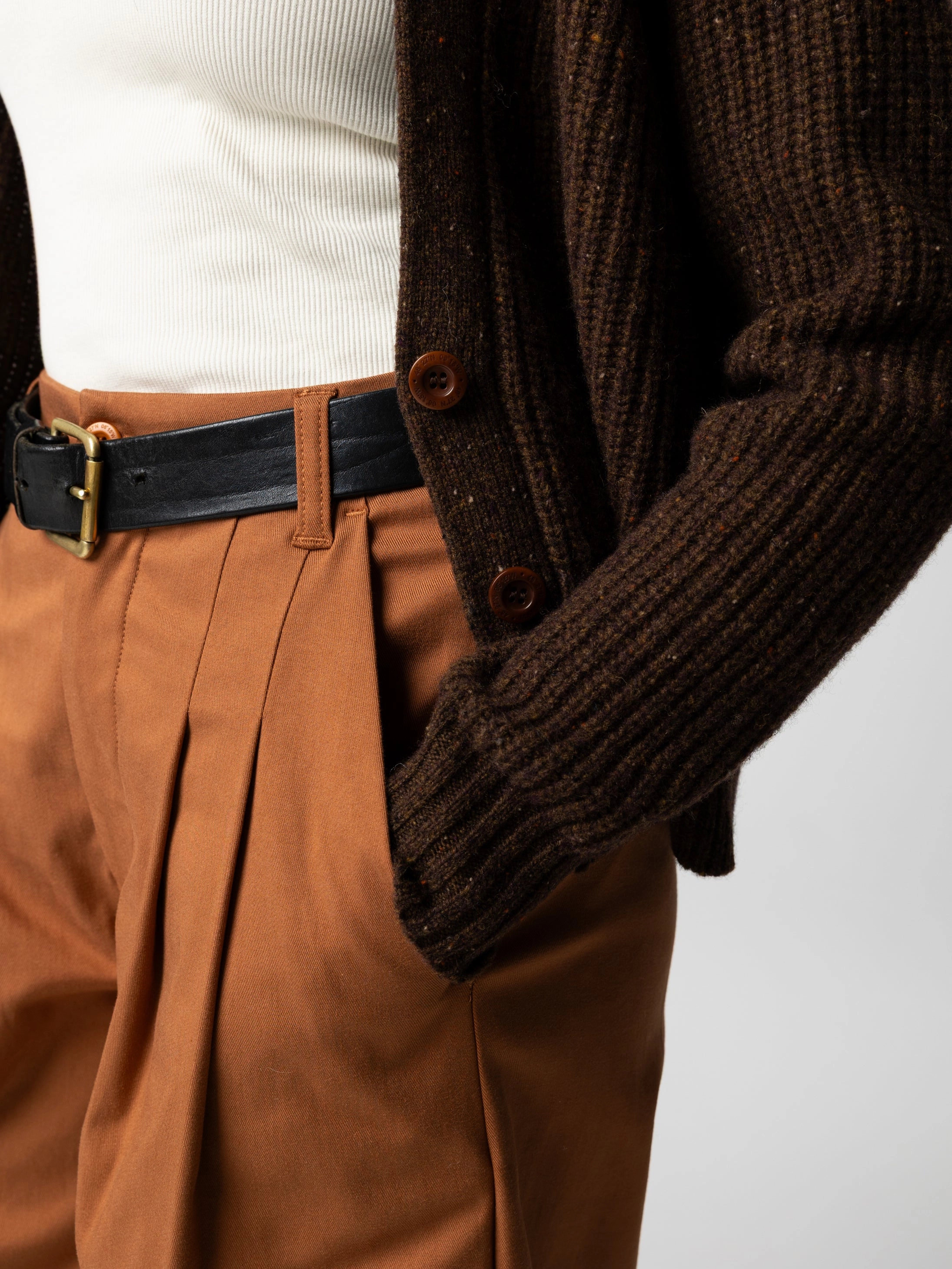 Double Layered Design Women's Mora Knit Cardigan