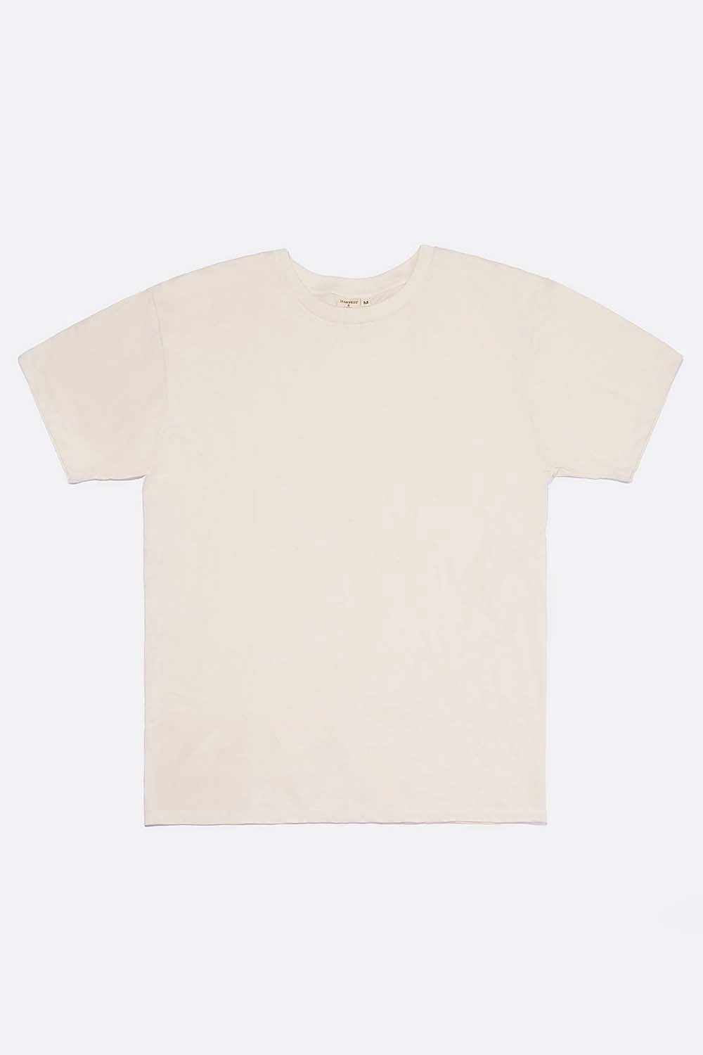 Women's Organic Unisex Style Crew Tee - Natural Office Attire Casual Blouse