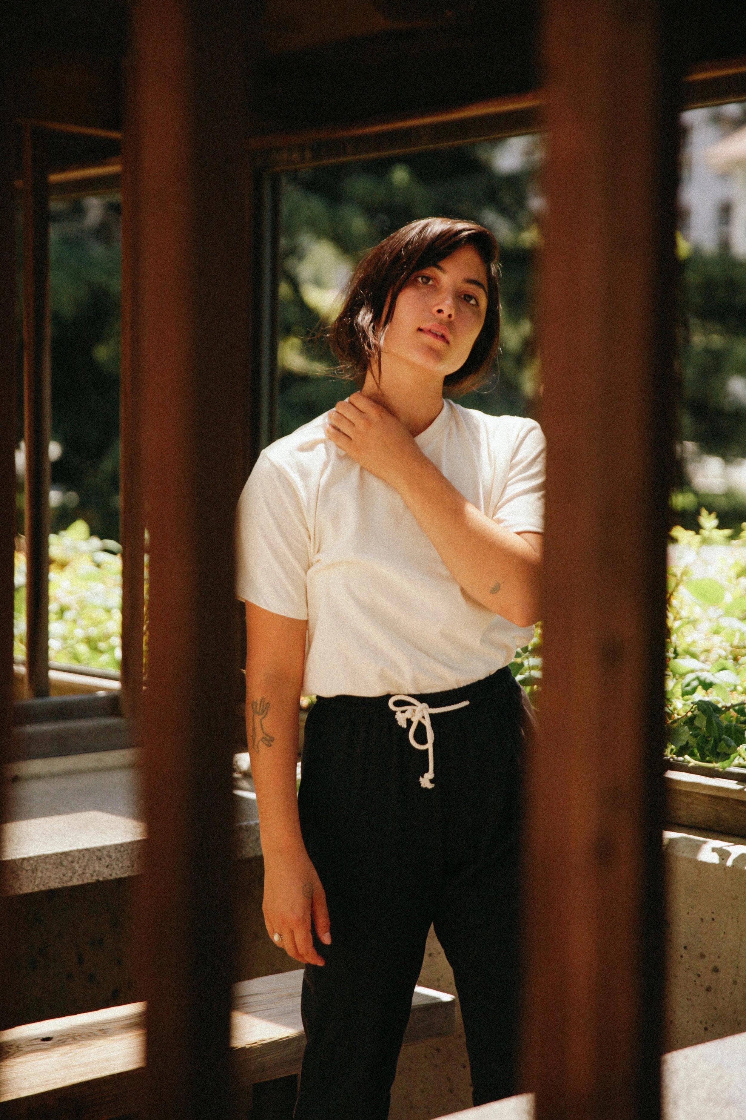 Women's Organic Unisex Style Crew Tee - Natural Cozy Sweatshirt