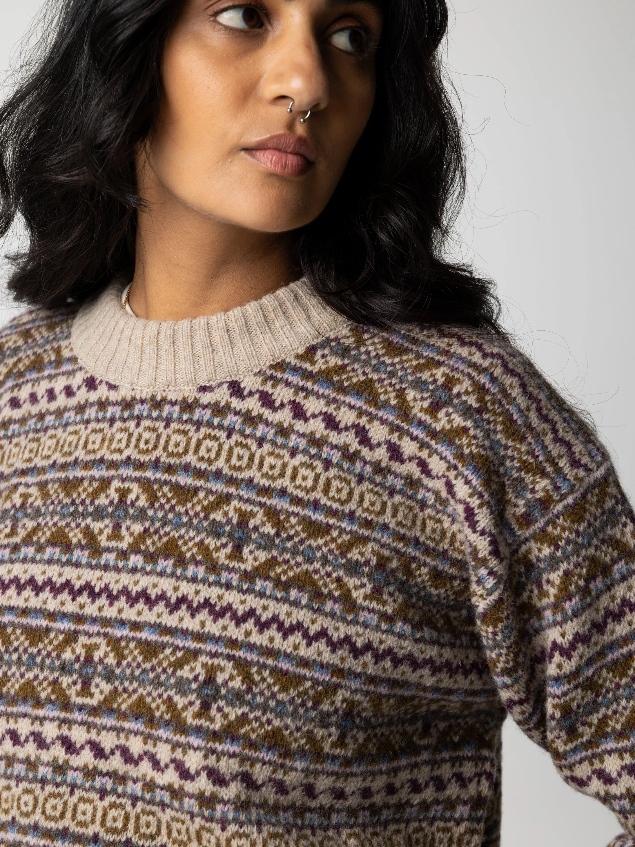 Women's Shetland Fair Isle Jumper Mood Wear