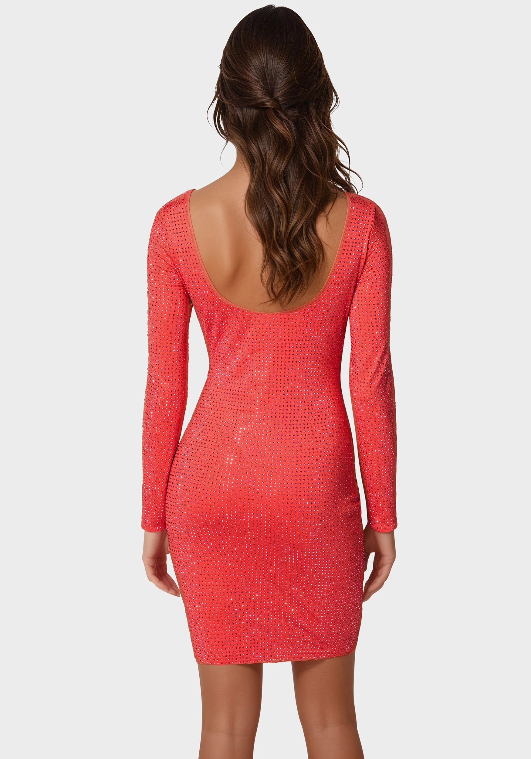 Layer Ready Longsleeve Crystal Midi Dress