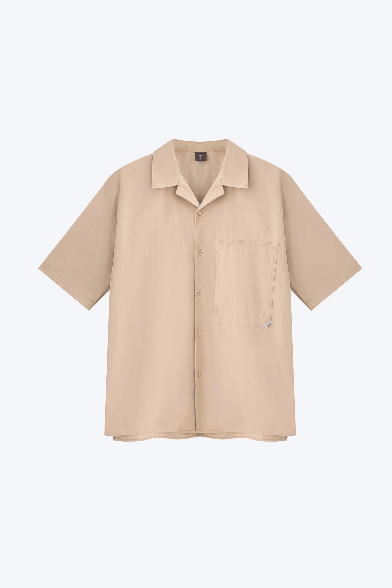 Worker's Pocket Cuban Collar Shirt - Khaki [AT] Sports Apparel