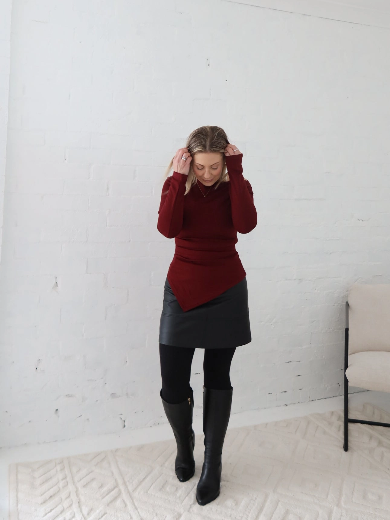 Outfit Display Multi Purpose Yasmine Skirt - Black