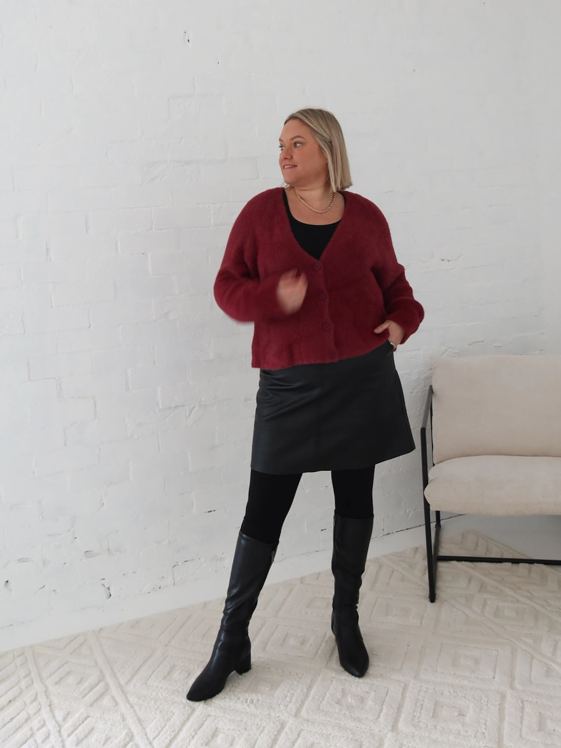 Gentle Flow Yasmine Skirt - Black