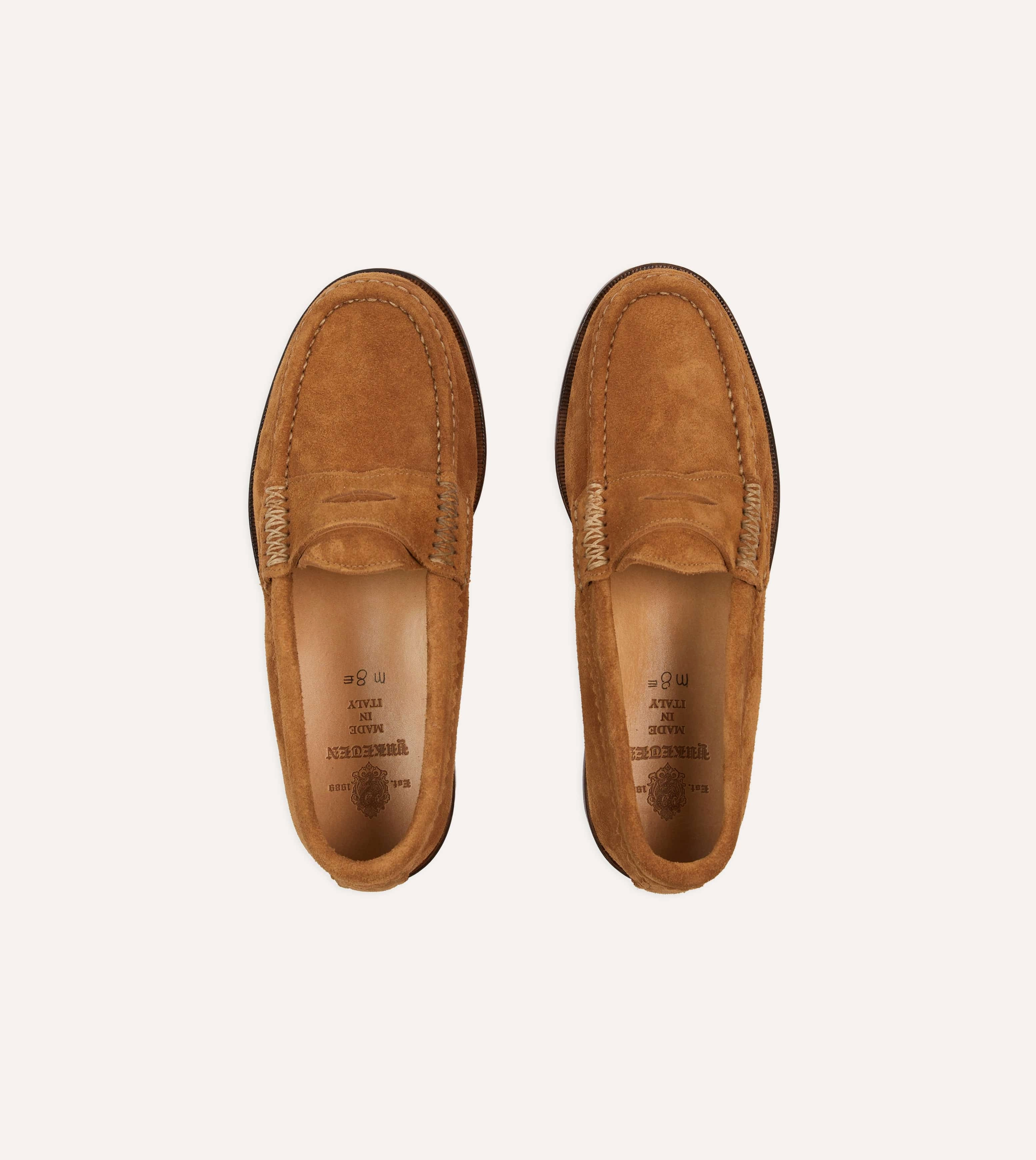 Yuketen Brown Leather Rob??s Loafer Sunset Walk Fit Everyday