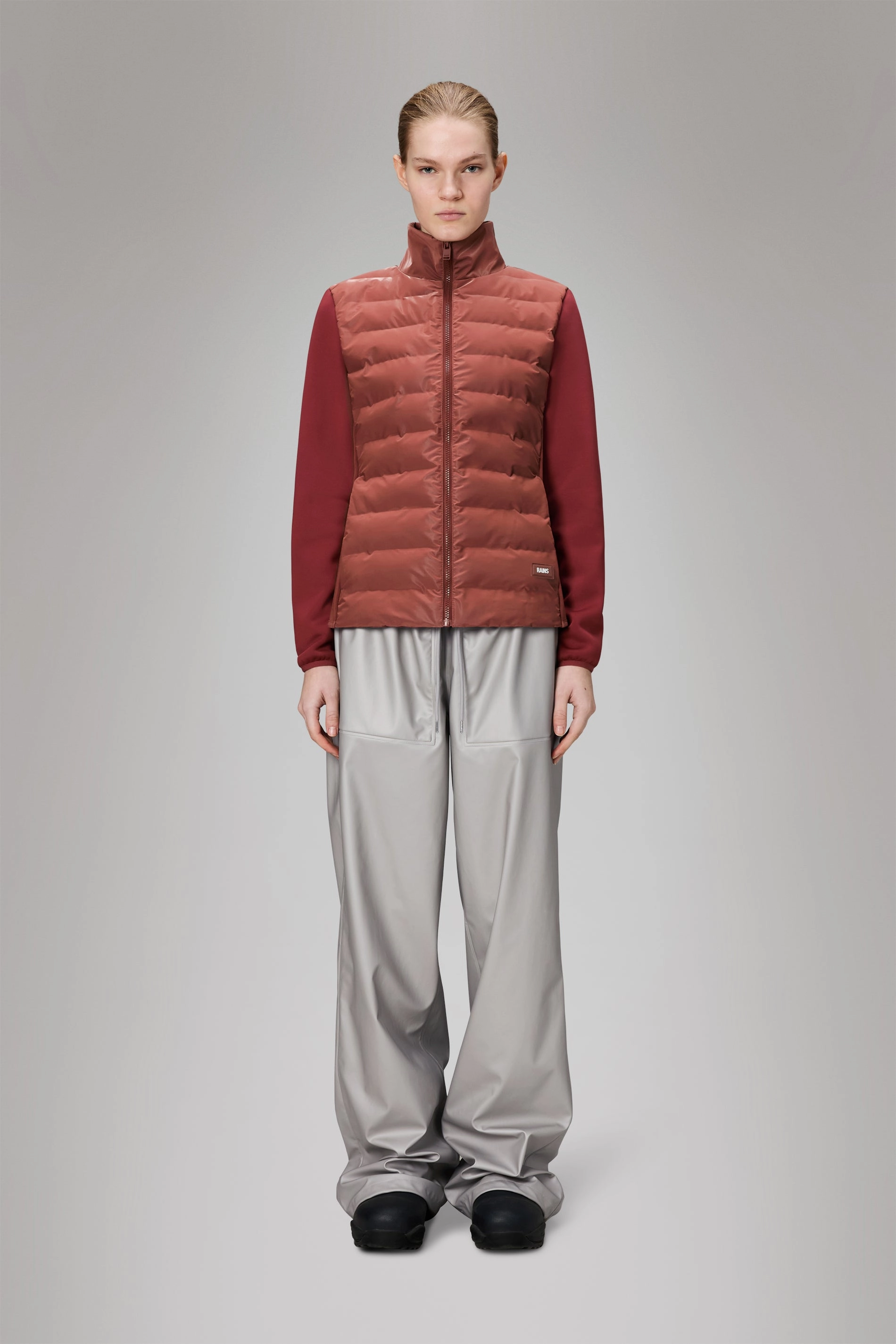 Adjustable Cuffs Safi Fleece Hybrid Curve Jacket